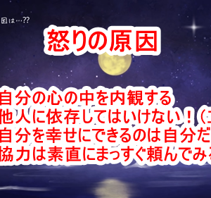 ミナミAアシュタール「vol.5 怒りの原因は？」 自分の心の中を内観する！ 他人に依存してはいけない！ 自立と孤立は違う！自分を幸せにできるのは自分だけ！ 協力は素直にまっすぐに頼むこと！